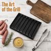 Thickened Aluminum Plate Hot Dog Mould Tray Nonstick Sausage Grilling Plate  Picnic Camping