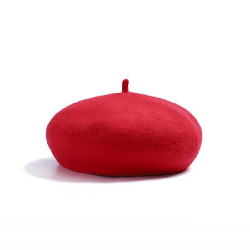 Korean beret women's hat autumn and winter British versatile literary painter hat Hong Kong style pumpkin hat winter hat
