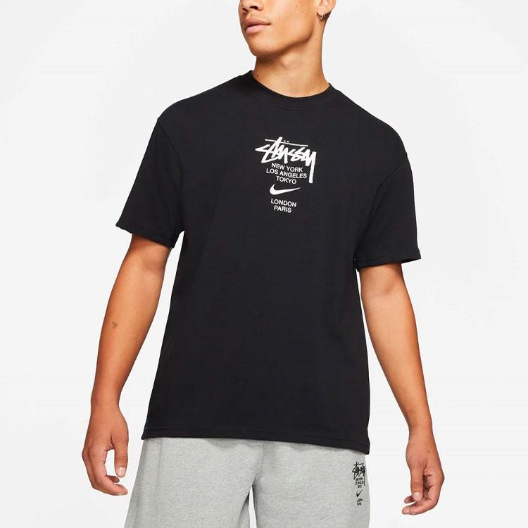 Nike Черные мужские футболки X Stussy International DD3342-010