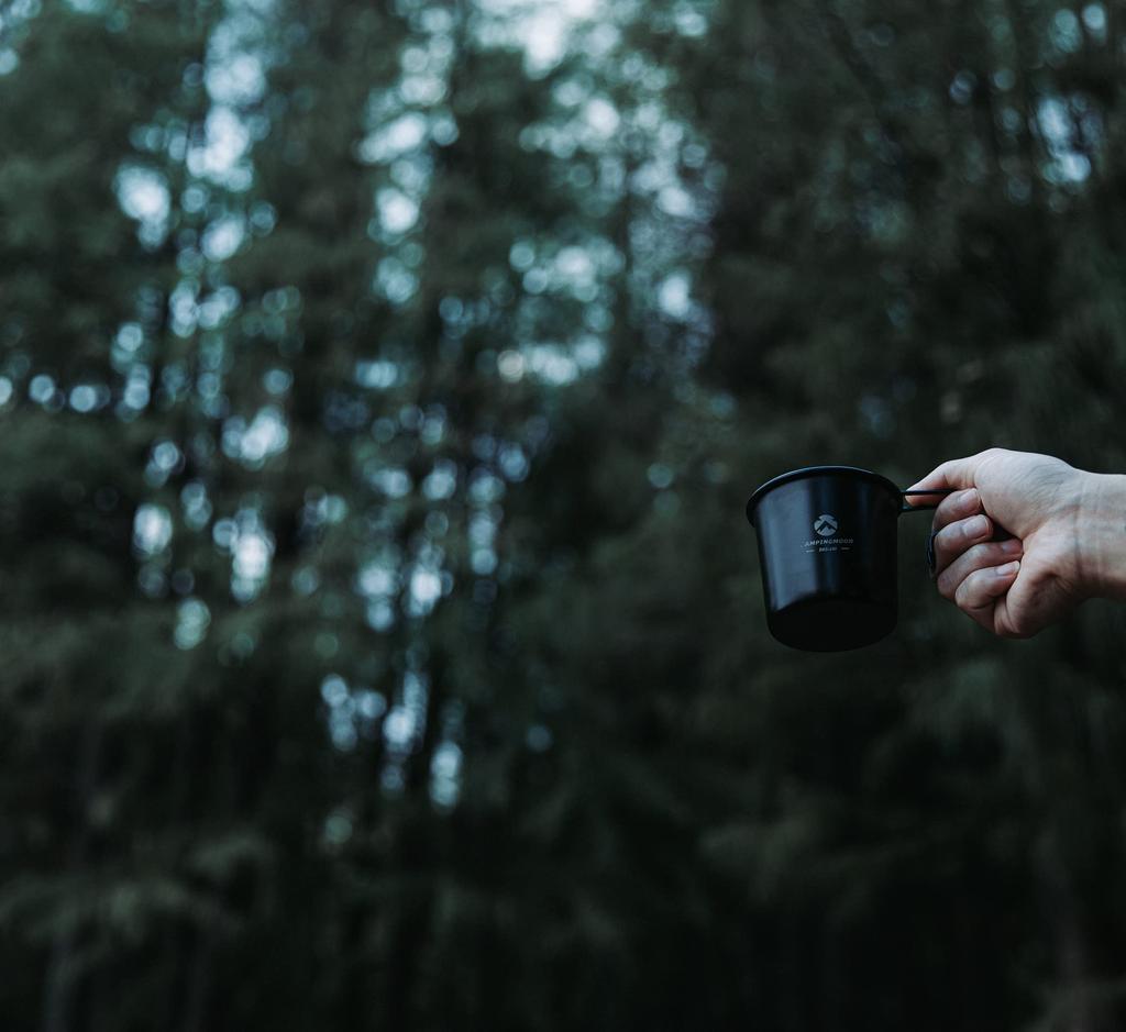 CAMPING MOON Solo Mug M Camping Mugs, Black, 2-Piece Set, 210ml SOLO MUG BKS-190-2P