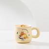 Cartoon Cute Beige Bear Ceramic Coffee Milk Cup Student Dormitory Drinking Water Cups High Appearance Level Mug Office Water Cup