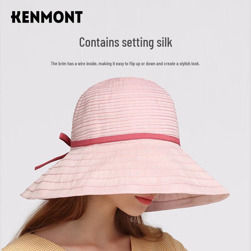 Женская солнцезащитная шляпа Kenmont с широкими полями и защитой от УФ-излучения