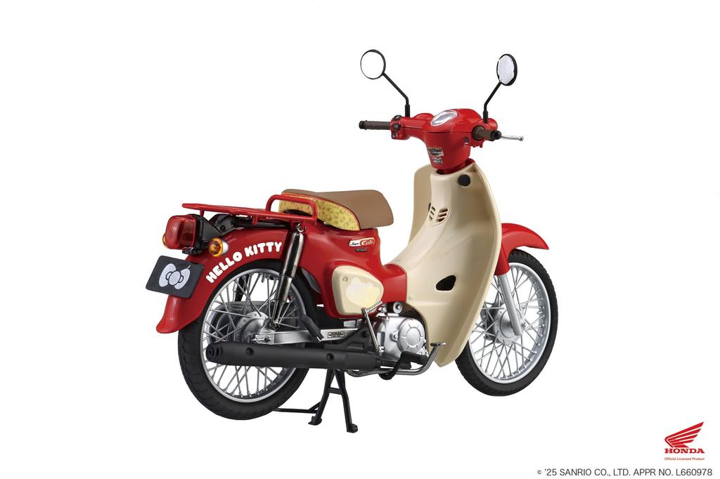 Fujimi Model Серия NEXT 1101 Honda Super Cub 50 Тип Hello Kitty 1/12 №. 12NX-1101