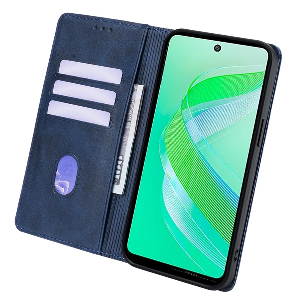 Чехол-книжка для бизнеса Infinix Smart 8, магнитный кожаный чехол для Infinix Smart 8 7, защитный чехол для телефона HD, слоты для карт, кобура