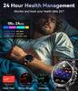 2026 Новые Умные Часы для Взрослых, Уличные, с GPS, Спортивные, с Альтиметром, Барометром, Водонепроницаемость 10ATM, Батарея 580 мАч, Bluetooth-звонки, Мужские, AMOLED