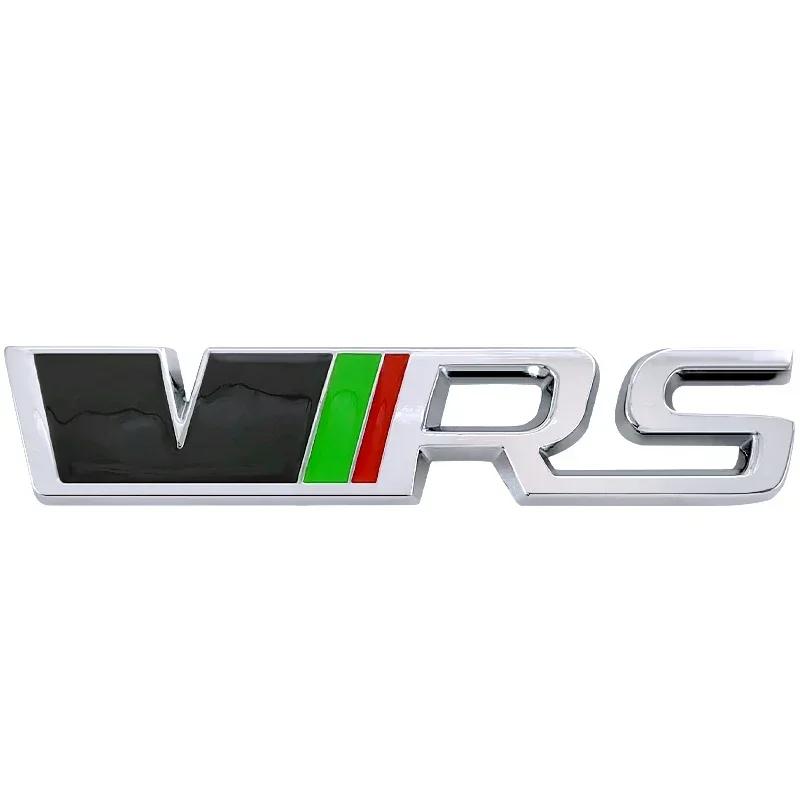 1 шт. Значок на переднюю решетку автомобиля из сплава Логотип VRS для Skoda Octavia Yeti Fabia 1 Kodiaq Karoq 2 A7 Tour RS Superb Rapid Наклейка на эмблему багажника