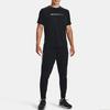 Under Armour Мужские спортивные брюки Woven Series с эластичным поясом и логотипом, черные 1366435-001