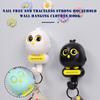 1pcs Creative Owl Hooks,No Punch Wall Mounted Cute Animals Door Hook,Household Storage Hangers for Hat Scarf Key Home Decoration