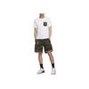 Nike Shark Tooth Pattern Sports Casual Pocket Short Sleeve T-Shirt Men Tops White CJ6197-100