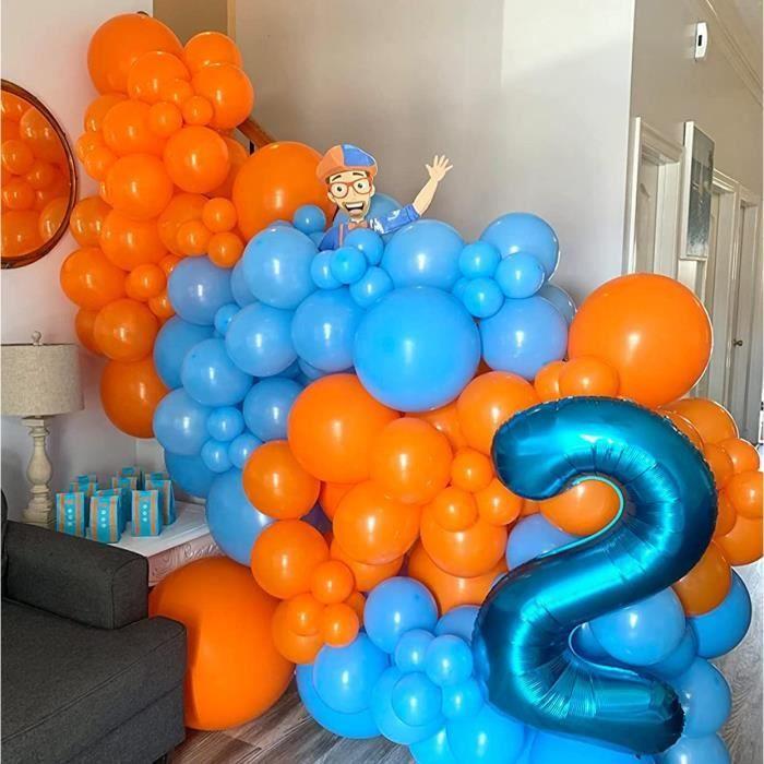 Ballon Baudruche - Orange - 50 Pièces - 10" - Latex Naturel - Hélium