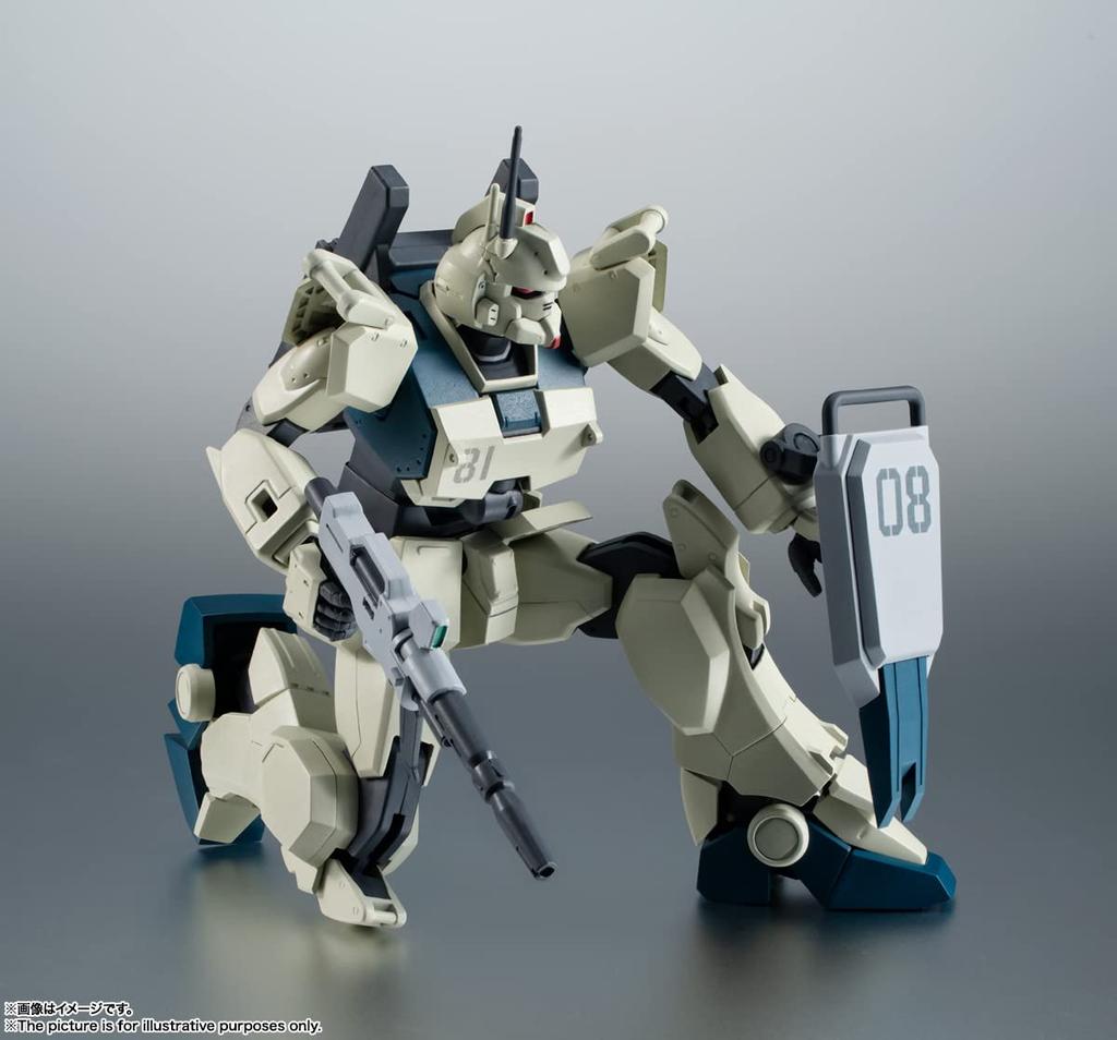 TAMASHII NATIONS ROBOT Spirits Mobile Suit Gundam 08th MS Platoon Gundam 125 мм окрашенная подвижная фигурка RX-79(грамм)Ez-8 Ez-8 версия. АНИМЕ. Прибл.