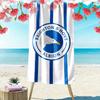 Пляжное полотенце Brighton Print, Большое мягкое быстросохнущее полотенце для пляжа, кемпинга, плавания