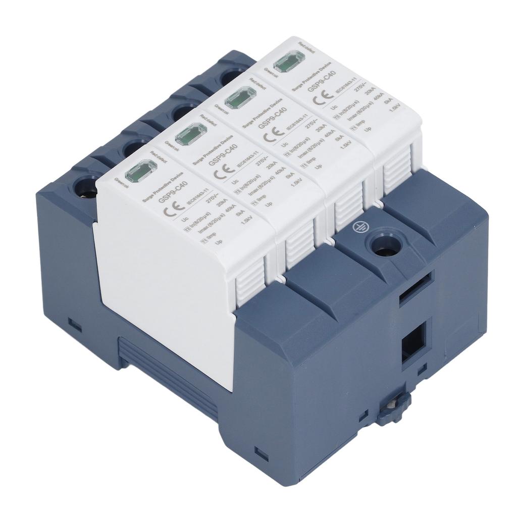 Устройство защиты от перенапряжения 40KA 4P SPD Protector Промышленный монтаж на DIN-рейку AC 275V