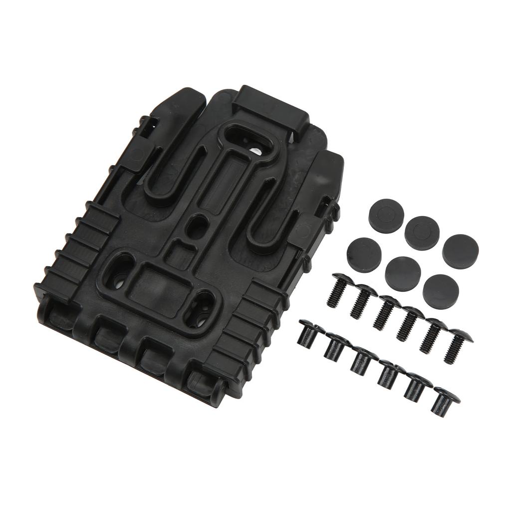 Quick Release System Kit Locking Buckle and Receiver Plate Black Nylon for On Duty Belt Girdle