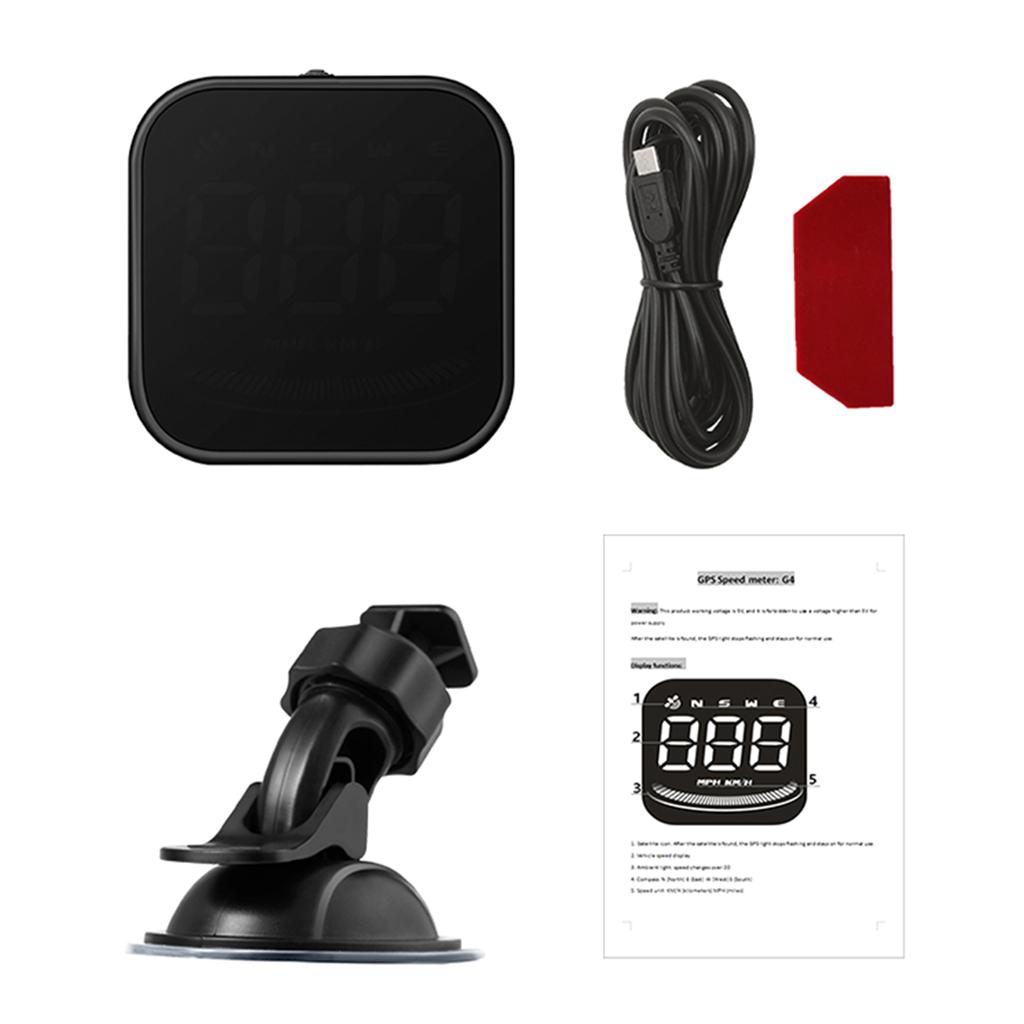 OBD GPS Автомобиль Грузовик Универсальный Проекционный Дисплей На Лобовом Стеклое HUD Светодиодный Проектор Сигнализация Скорости Спидометр Система Предупреждения о Превышении Скорости