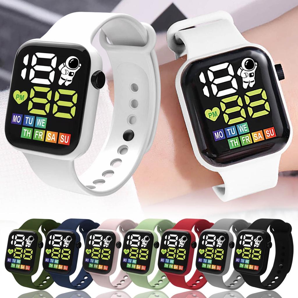 Children's Sports Watch Display Week Suitable For Outdoor Electronic Watch For Students