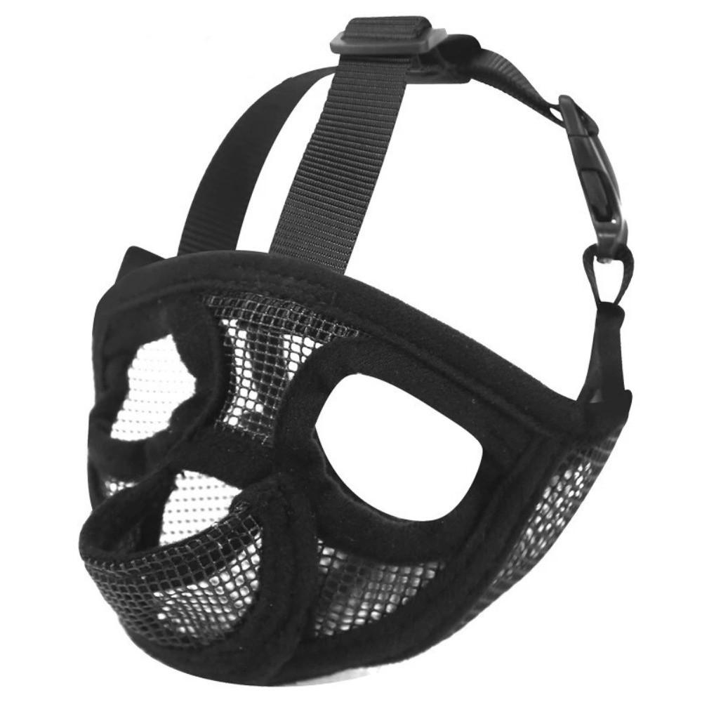 Adjustable Strap Dog Mouth Cover Breathable Pet Mouth Mask Mesh Dog Muzzle Veterinary Use