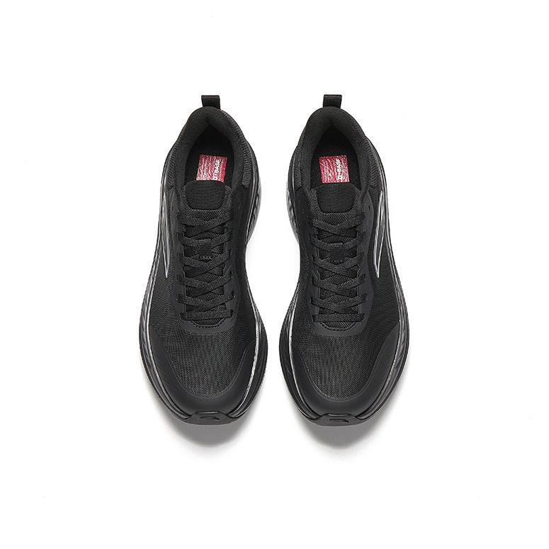 Anta Yuntu Удобные Модные Нескользящие Износостойкие Кроссовки с Низким Верхом Мужские Кроссовки Базовый Черный Металлический Титан 112545519-2