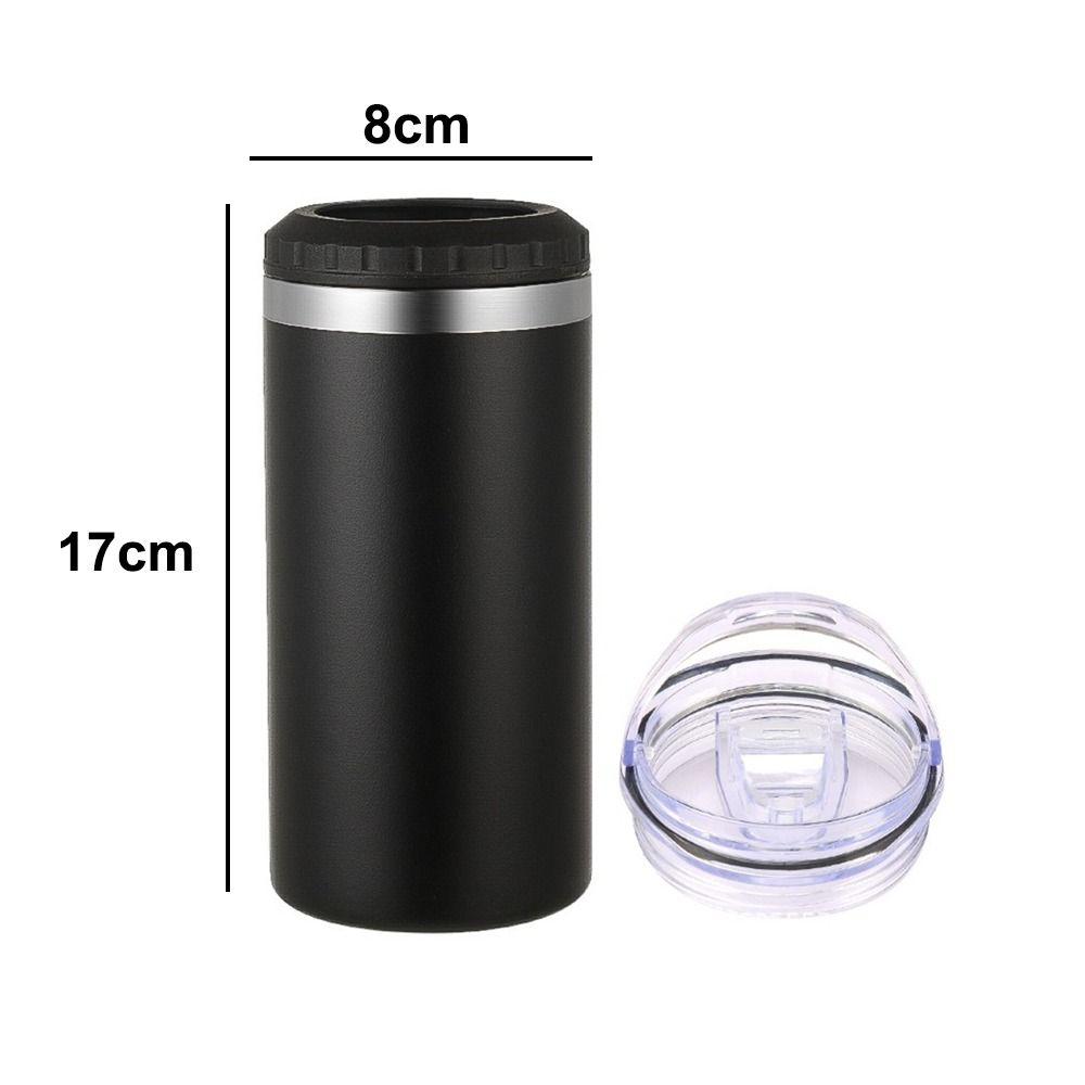 304 Stainless Steel Cola Beer Can Insulated Lids 16Oz Dual Layer Can Cooler High-Capacity Insulation Or Cooling