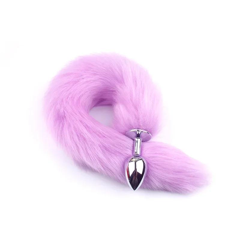 Секс-игрушки для женщины Косплей Хвост лисы Анальная пробка Металлическая анальная пробка Маска Половина кошачьей маски Вечеринка Сексуальная маска для взрослых Игровые маски