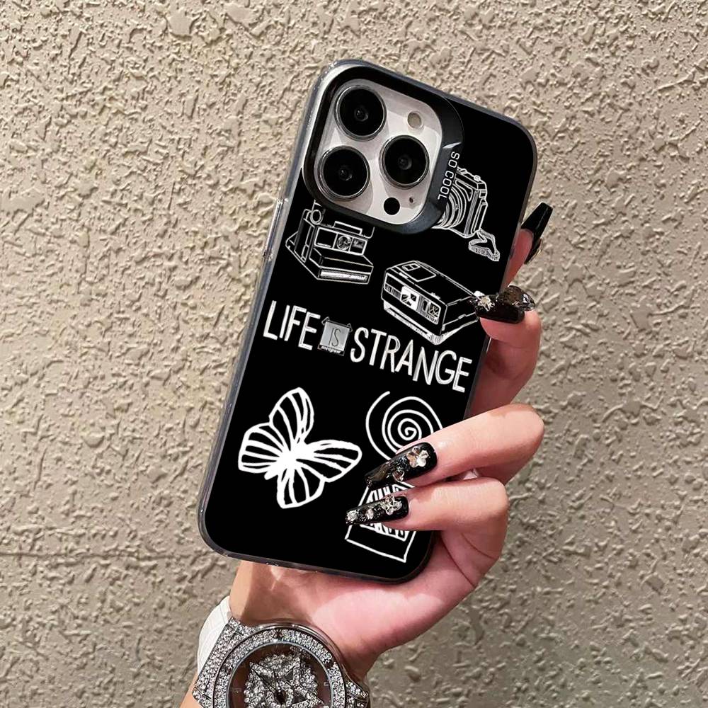 Игровой Аниме Life Is S-Strange Милый Чехол Для Телефона Для IPhone 17 16 15 14 13 12 11 Pro Max Plus Цвет Серебристый Чехол