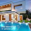 DC12V Low Voltage Recessed LEDs Deck Lights IP67 Waterproof Outdoor In-ground Lamp Landscape Light