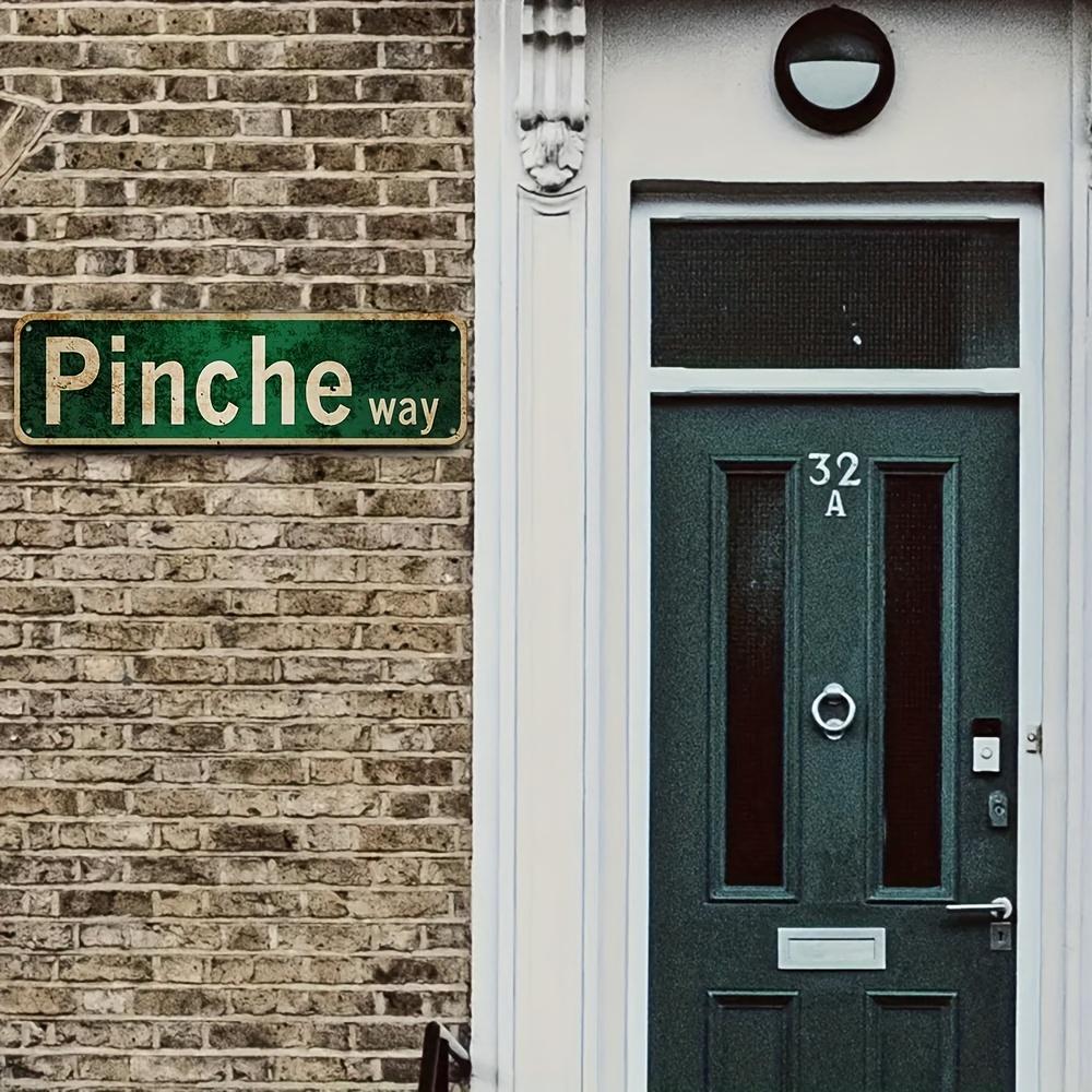 Antique Metal Sign - 16x4 Inch Wall Art Decor - Vintage Tin Ben Dover Lane Room Home Bar Cafe Decor Sign