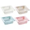 Kitchen Organizer Fridge Storage Drawer Box Extendable Refrigerator Chest Shelf Home Storage Case Plastic Cabinet Shelves