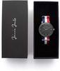 Наручные часы Jaimie Jacobs UHR MAXVORSTADT MIDNIGHT, SUNRISE, Сделано в Германии (Набирать номер: Черный, чехол: Серебряный)
