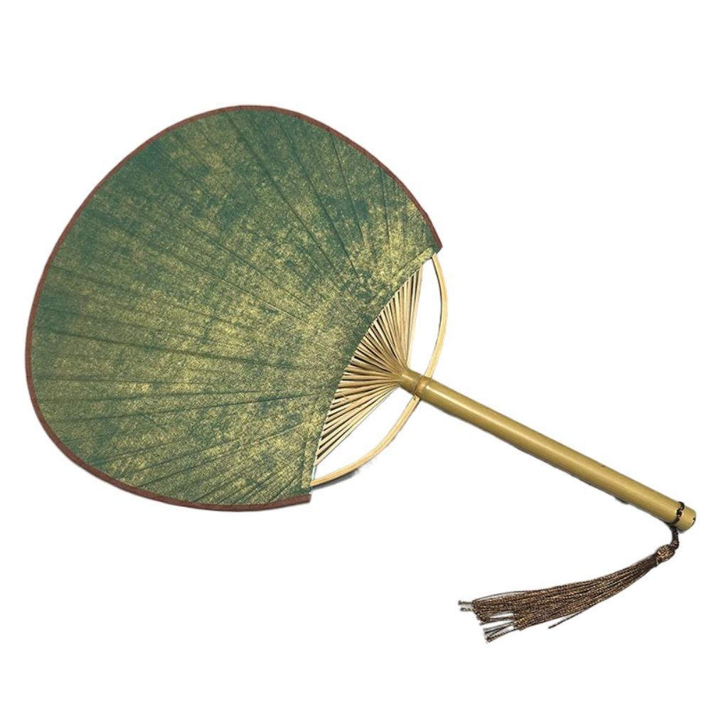 Бумажный пустой веер, винтажный китайский веер, классический расписанный вручную веер с каллиграфией