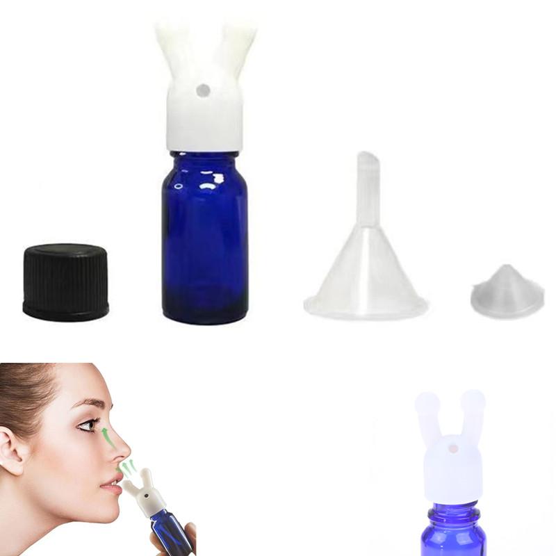 Leakproof Mini Essential Oil Inhaler Bottle – Dual-Purpose Dispenser for Aromatherapy and Perfume