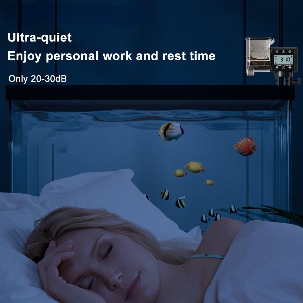 500ML Aquarium Fish Tank Feeder Intelligent Automatic Feeder Digital Timing Wifi Wireless Remote Control Fish Feeding