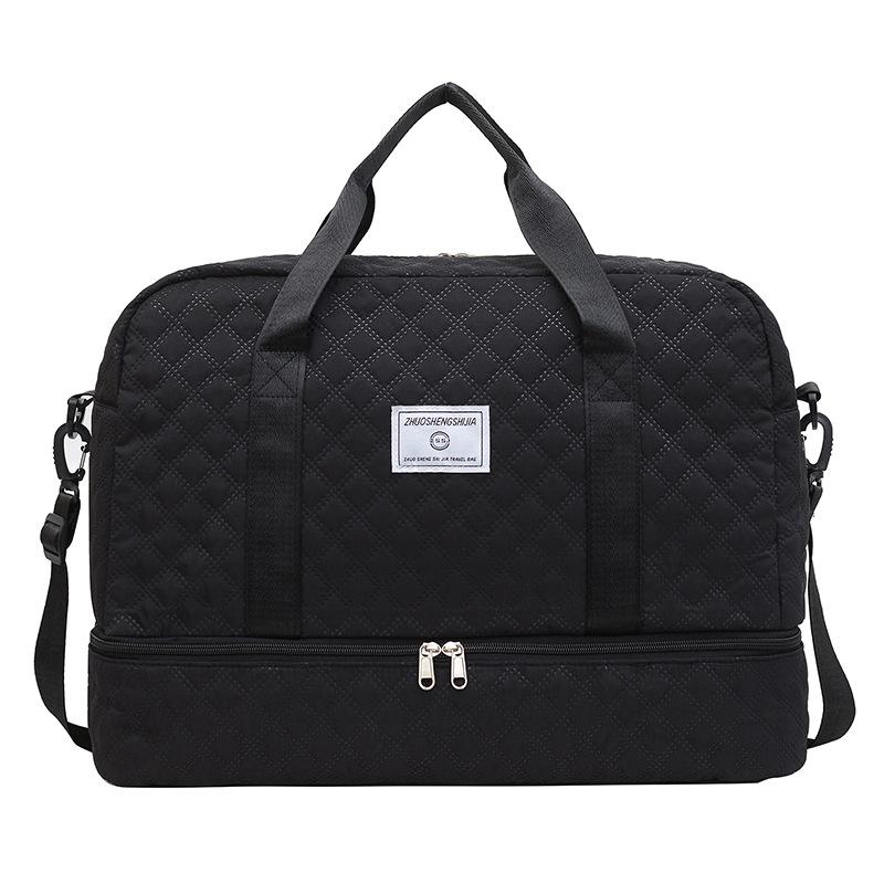 Women's Short Trip Travel Duffel Bag - Large Capacity, Wet/Dry Separation, Lightweight for Luggage or Yoga