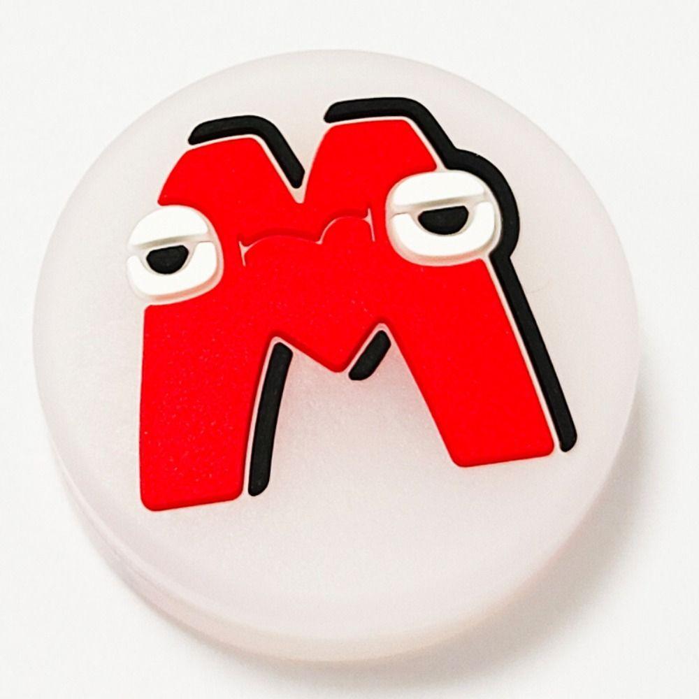 Силиконовый теннисный амортизатор с 26 английскими буквами, теннисная ракетка, амортизатор, ракетка для сквоша