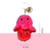 Double-Sided Octopus Cartoon Cute Plush Keychain Pendant Backpack Charm Hanging Trinket Plush Toy