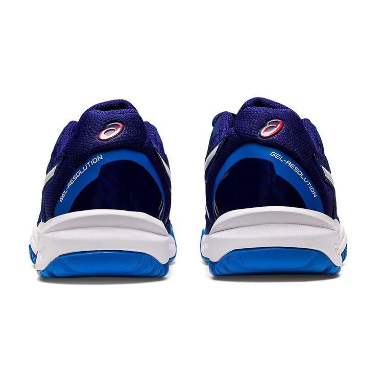 Asics Детские кроссовки Gel Разрешение 8 GS Dive Blue Белые 1044A018-405