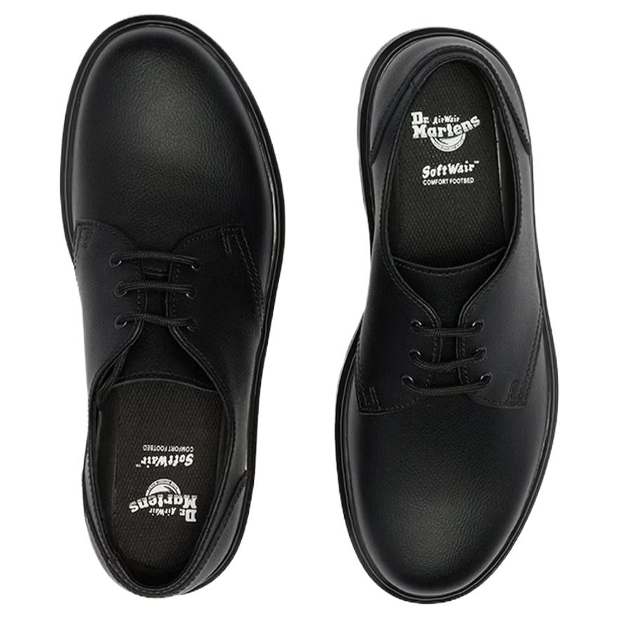 Доктор. Dr. Martens Повседневная кожаная обувь на шнуровке Унисекс Черная 42395001