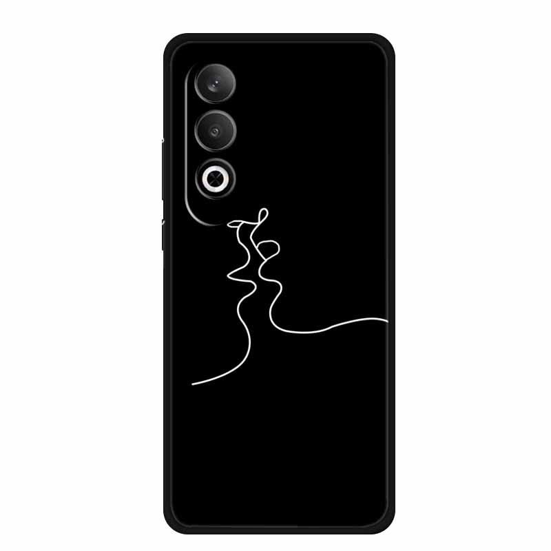 TPU чехол для телефона с рисунком животных и букв для Nord CE 4/OPPO K12 5G
