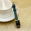 New Women Dress Watches Square Ladies Quartz Bracelet Watch Simple Rose Leather Strap Female Watches Girl's Gift