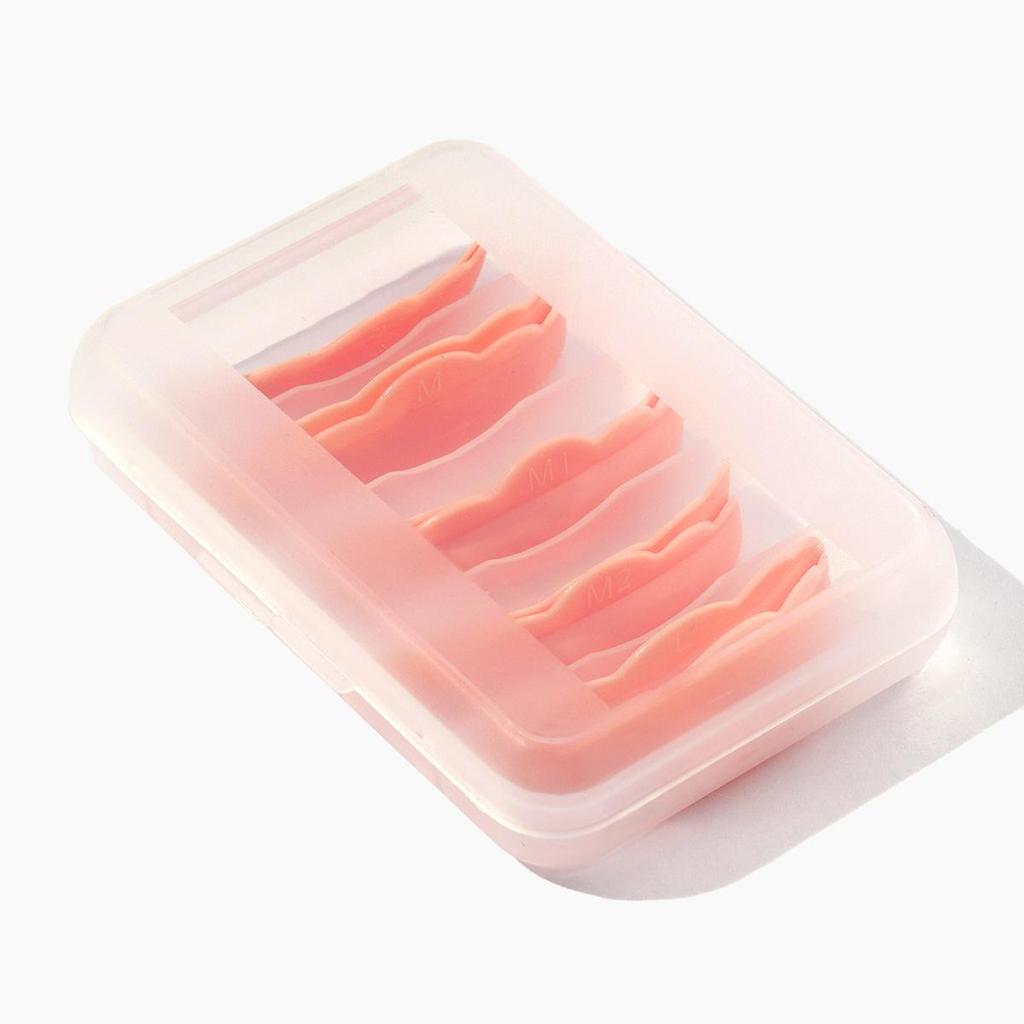 BLACKWINGS 5 пар силиконовых подушечек для завивки ресниц, цветные подушечки для завивки ресниц, с таблицей размеров, гипоаллергенные многоразовые аксессуары