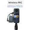 Professional Adapter Action Camera Sound Recording Solution Externa Microphone Improve Audio Recording for Action Camera
