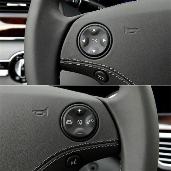 Черный комплект кнопок переключателей рулевого колеса для Mercedes Benz S-Class W221 2006-2009