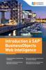 Книга Introduction a SAP BusinessObjects Web Intelligence