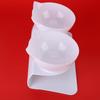 Cat ear shape Pet Double Bowl Transparent body Neck Protector Bowl  Dog food & water serving
