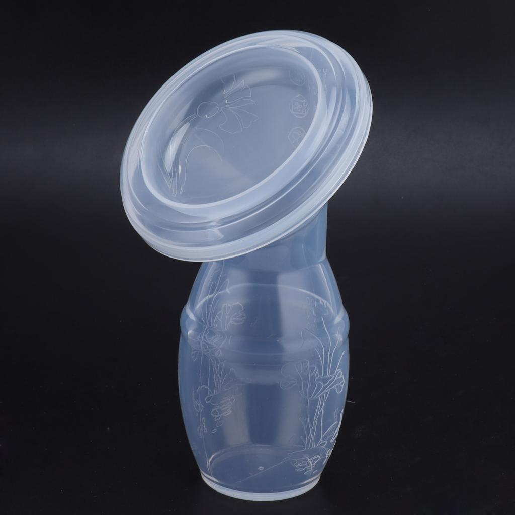 Новый модный пищевой силиконовый ручной насос для кормления грудью, бутылочка-коллектор, прозрачный