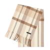 Buyer Wool and Cashmere Sustainable Scarf and and Wool and Cashmere Scarf In Solid Check Camel [Women's Men's] Women's Men's (CH06 Check) NW30-CH06