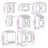 8 Piece Kitchen Cabinet Set Kalmar Grey Sonoma Wood Based Panel