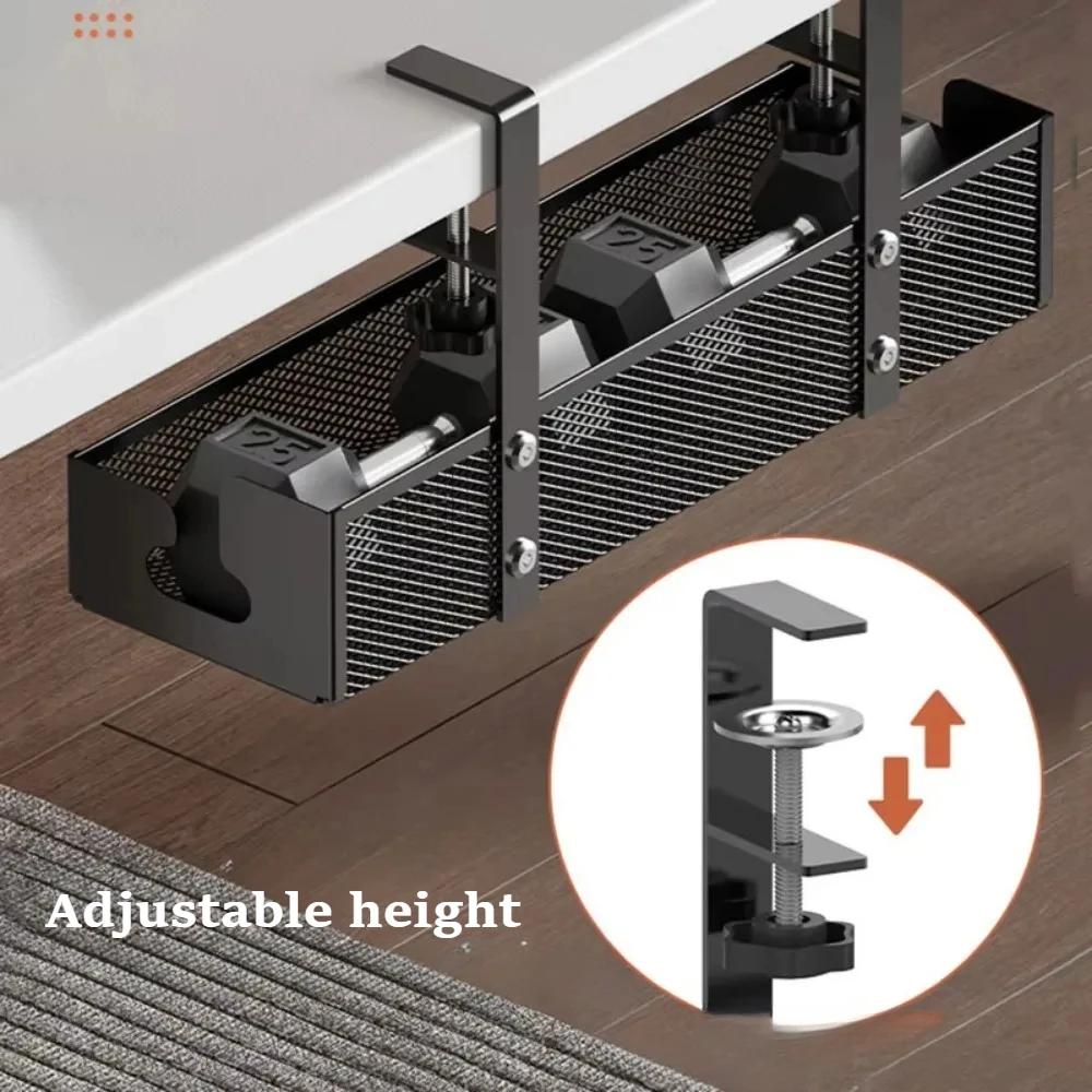 Стеллаж для хранения под столом, стеллаж для хранения проводов, металлический, большой емкости, выдолбленный под офисным столом, стеллажи для домашнего хозяйства