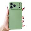 Для iPhone 17 16 15 14 13 11 12 Pro Max Mini Air Ультратонкий Нескользящий Чехол Зеленый Чехол Защита Камеры Линза Простой Чехол для Телефона