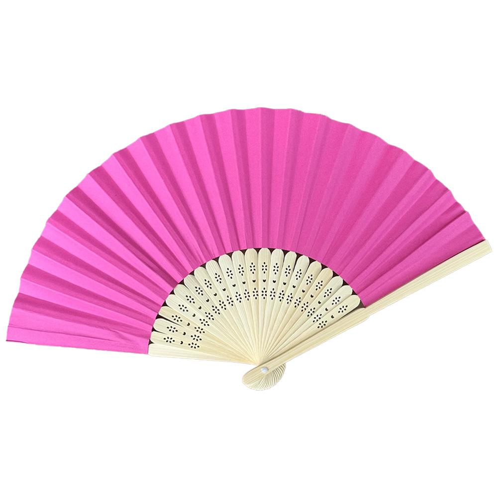 Веер бамбуковый бумажный складной веер для DIY свадебного украшения подарок гостю на свадьбу день рождения летнюю вечеринку